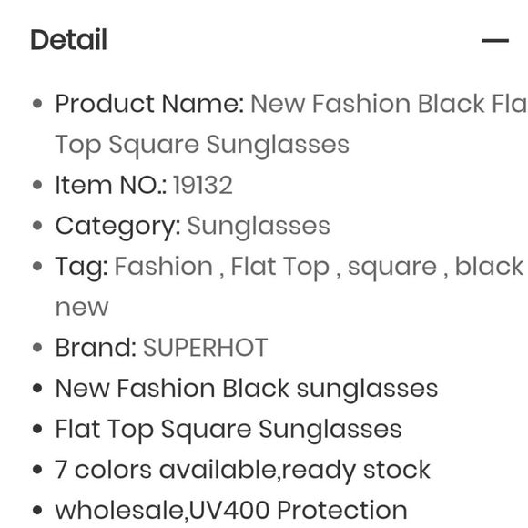 OVERSIZED FLAT TOP DESIGNER STYLE SUNGLASSES W CASE - Picture 11 of 13